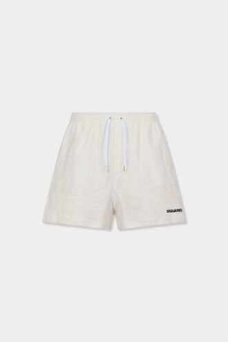Dsquared2-logo-Shorts i frotté Dsquared2-logo-Shorts i frotté
