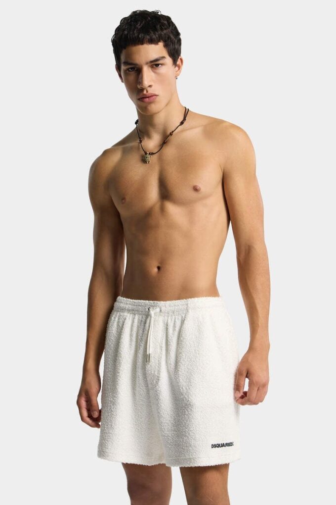 Dsquared2-logo-Shorts i frotté