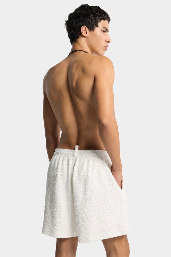 Dsquared2-logo-Shorts i frotté