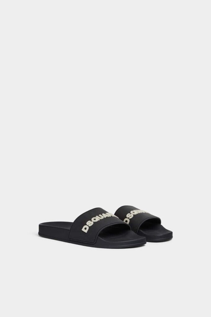 Dsquared2-logo-slippers