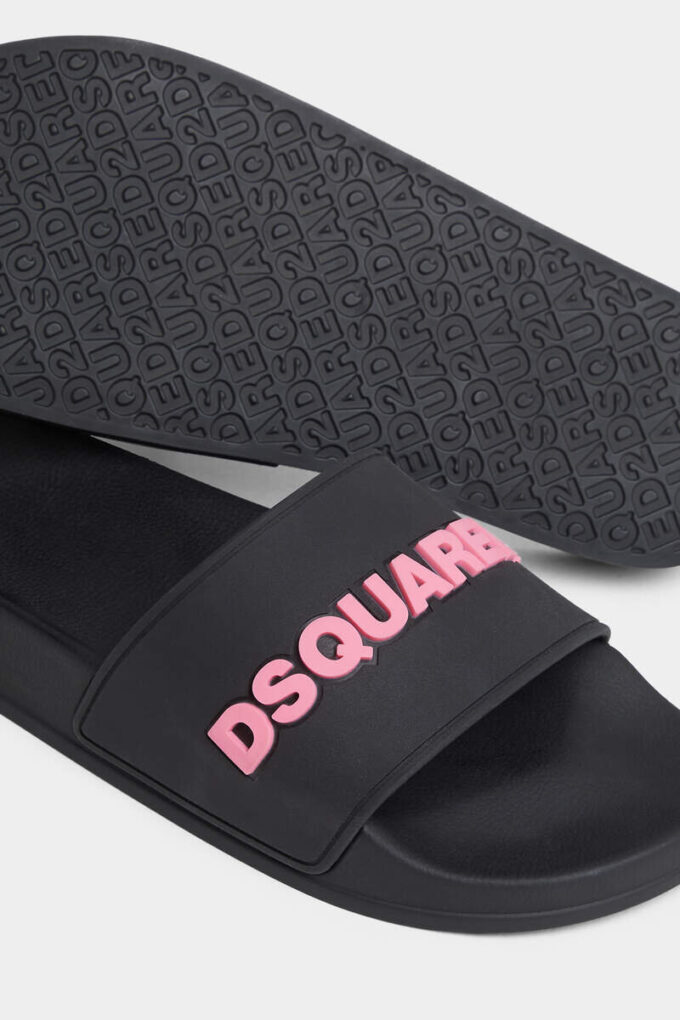 Dsquared2-logo-slippers