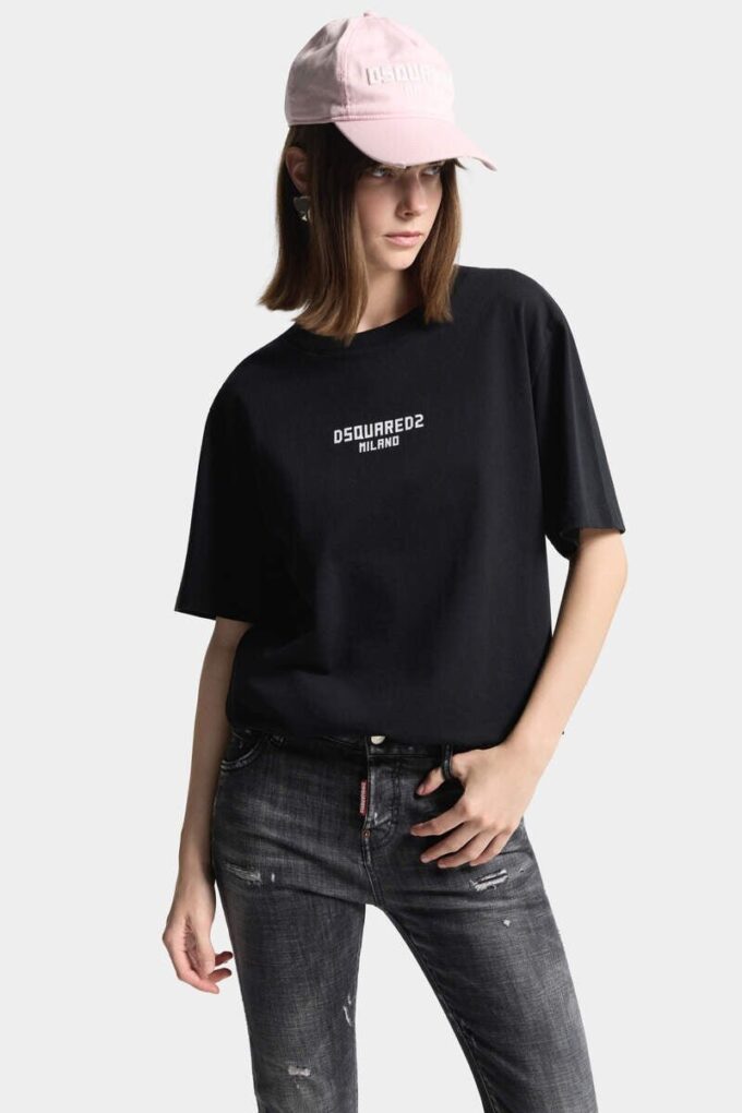 Dsquared2 Milano T-skjorte med luftig passform