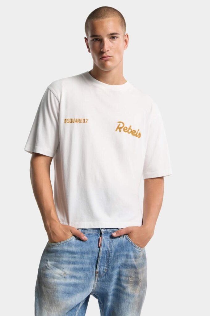 Dsquared2 Rebels T-skjorte med løs passform