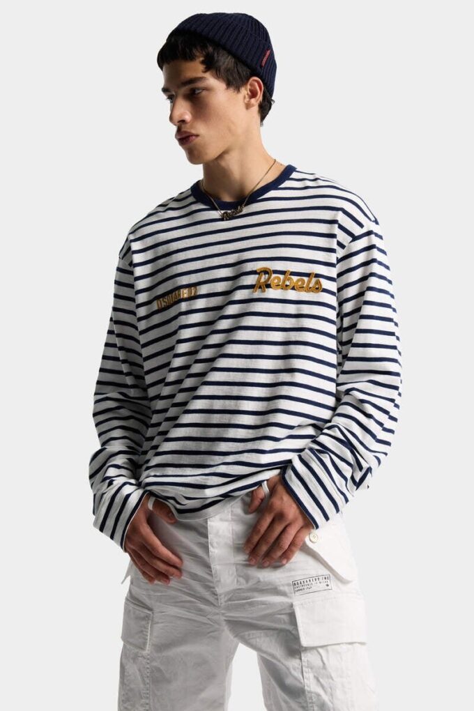 Dsquared2 Rebels T-skjorte med løs passform