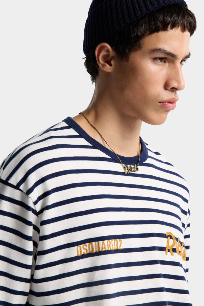 Dsquared2 Rebels T-skjorte med løs passform