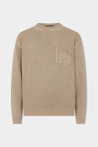 Dsquared2 signatur jersey-strikket genser