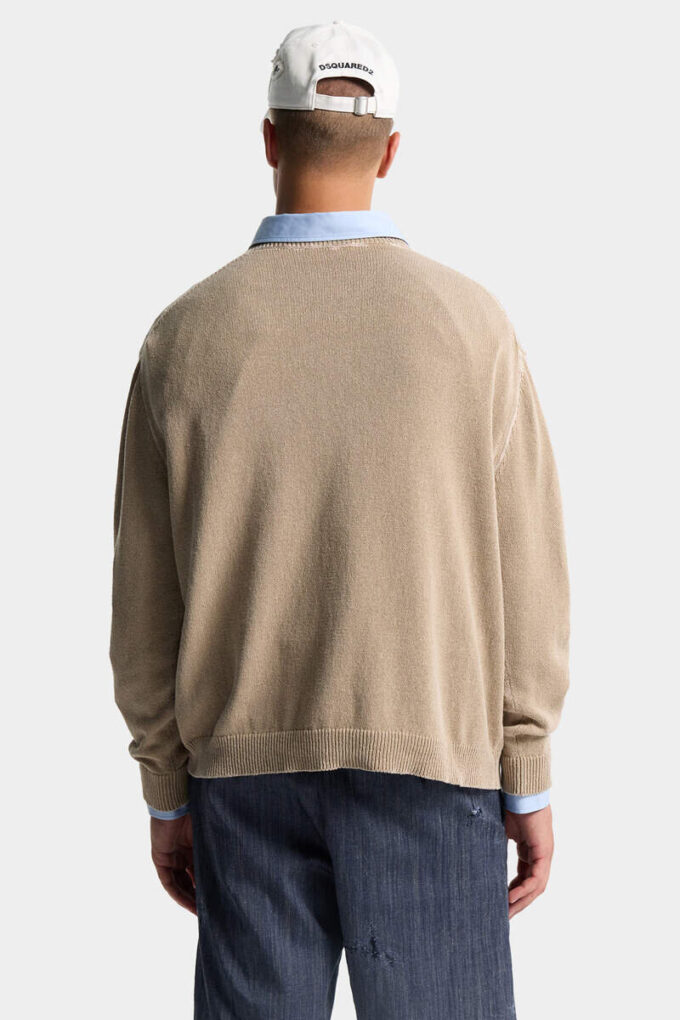 Dsquared2 signatur jersey-strikket genser Dsquared2 signatur jersey-strikket genser