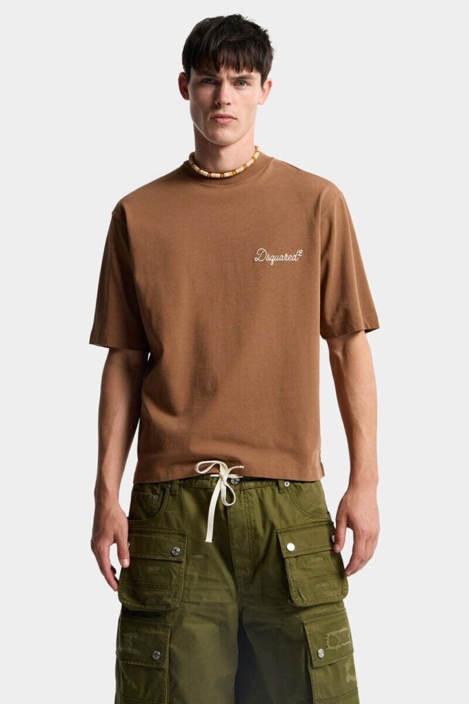 Dsquared2 Signature T-skjorte med løs passform