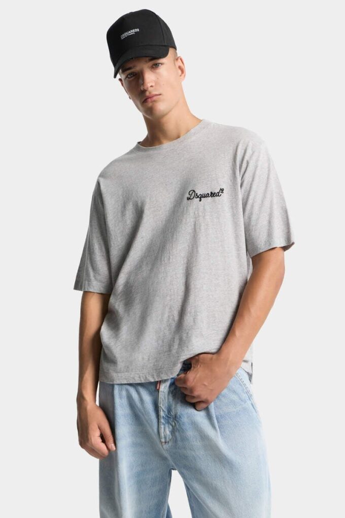 Dsquared2 Signature T-skjorte med løs passform