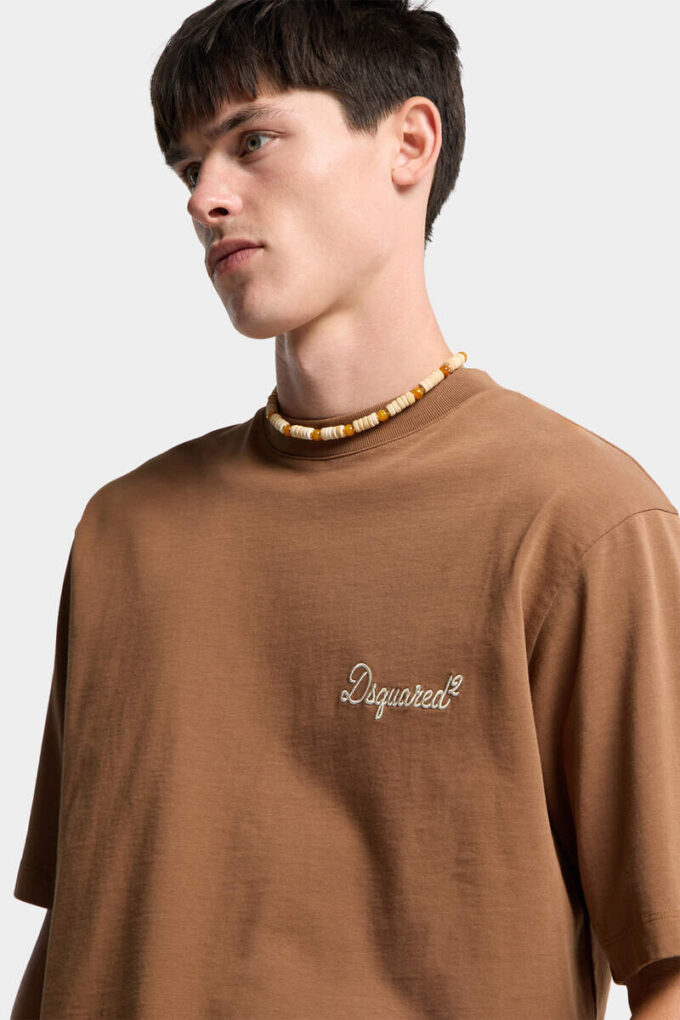Dsquared2 Signature T-skjorte med løs passform