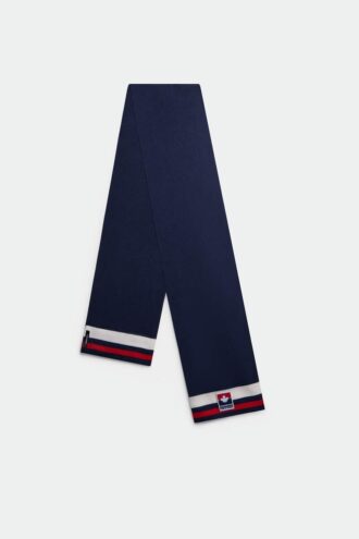 Dsquared2 strikket skjerf med lønneblad