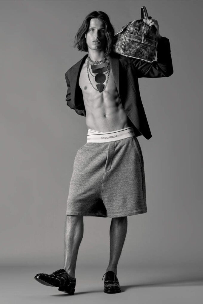 Dsquared2 Tape Big Fit Shorts