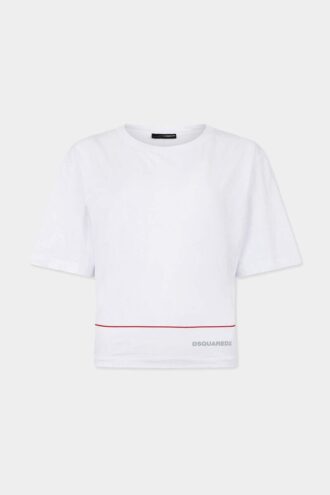 Dsquared2 Tape kort T-skjorte med luftig passform