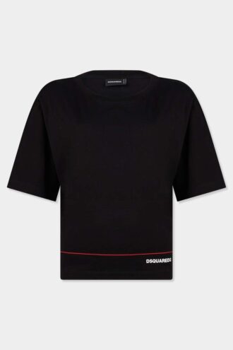 Dsquared2 Tape kort T-skjorte med luftig passform