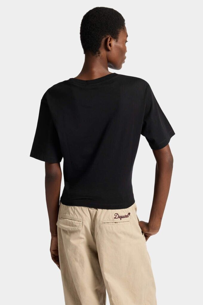 Dsquared2 Tape kort T-skjorte med luftig passform
