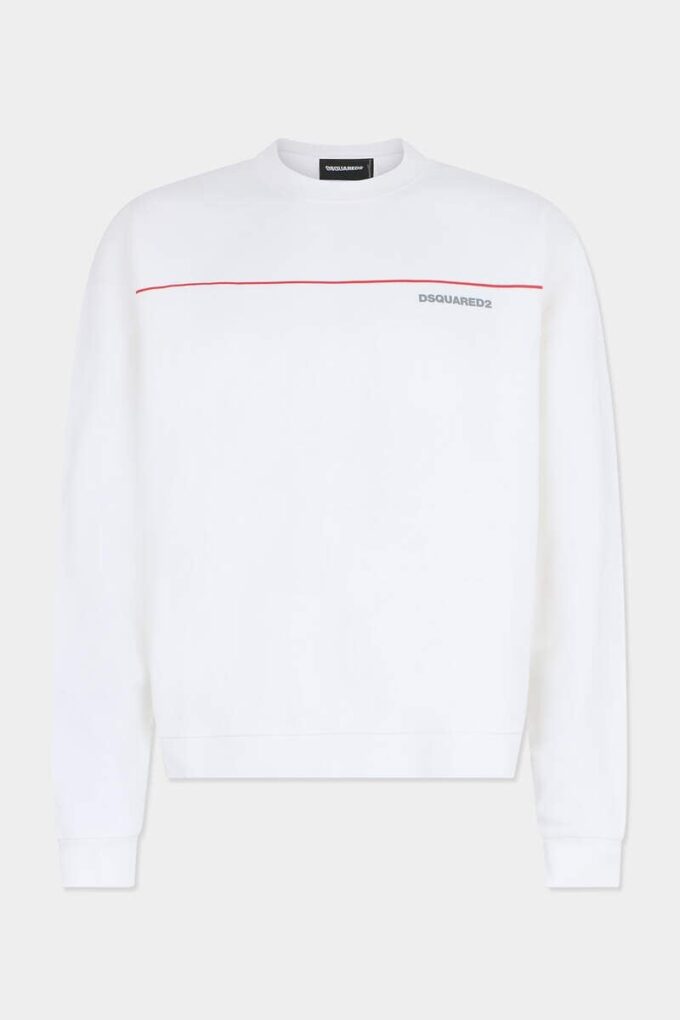 Dsquared2 Tape Relax Fit Rundhals