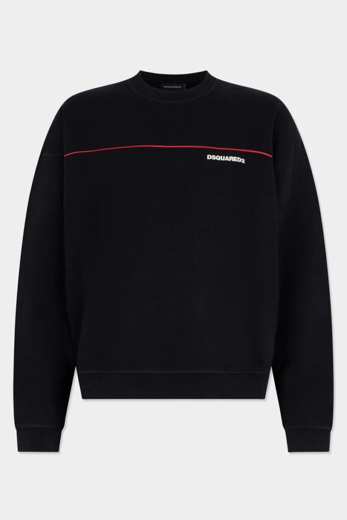 Dsquared2 Tape Relax Fit Rundhals