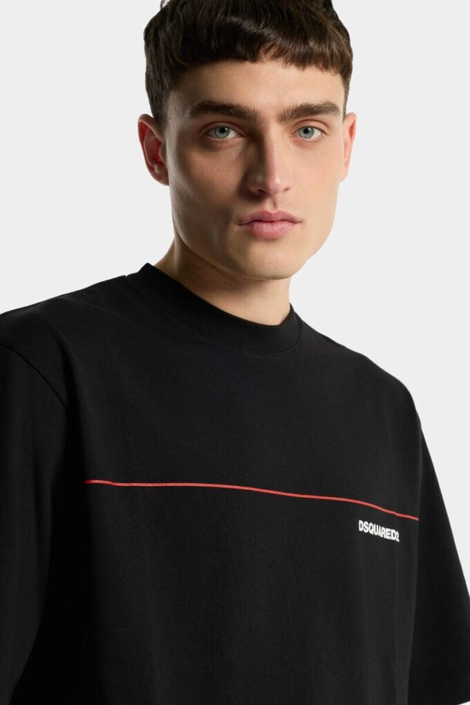 Dsquared2 Tape T-skjorte med løs passform