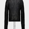 Dsquared2s karakteristiske pullover med åpent mønster