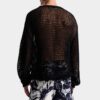 Dsquared2s karakteristiske pullover med åpent mønster