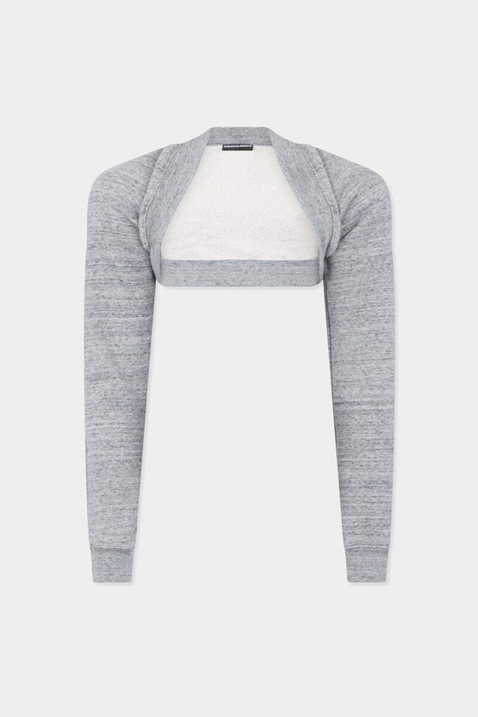 Dyp utskåret jerseybolero