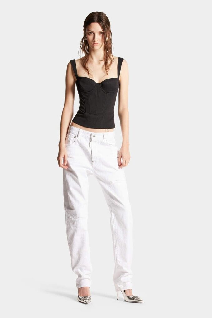 Fargede, slitte 642-Jeans Fargede, slitte 642-Jeans