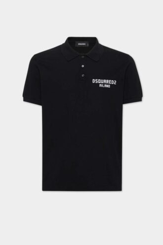 Farget tennis-passform Dsquared2 Milano-polo