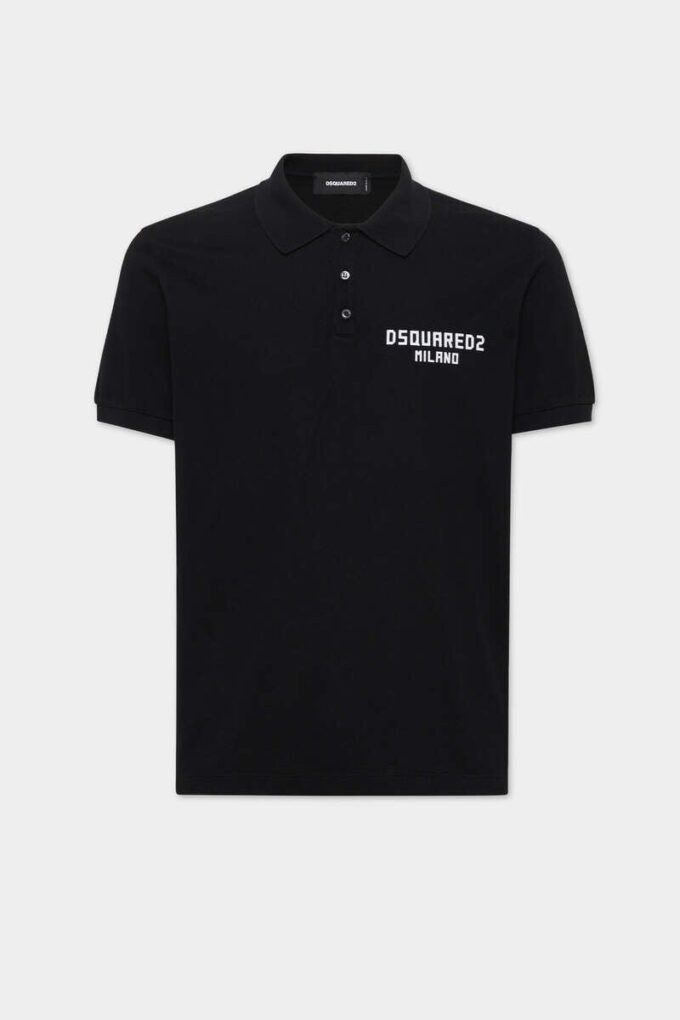 Farget tennis-passform Dsquared2 Milano-polo