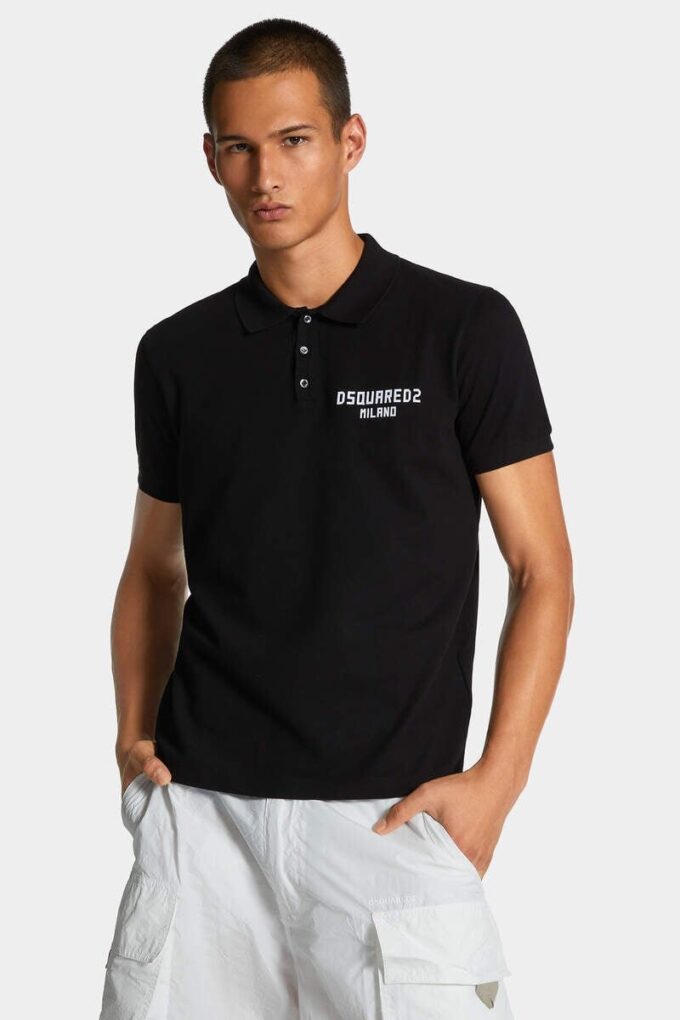 Farget tennis-passform Dsquared2 Milano-polo