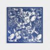 Foulard med dansende blomster