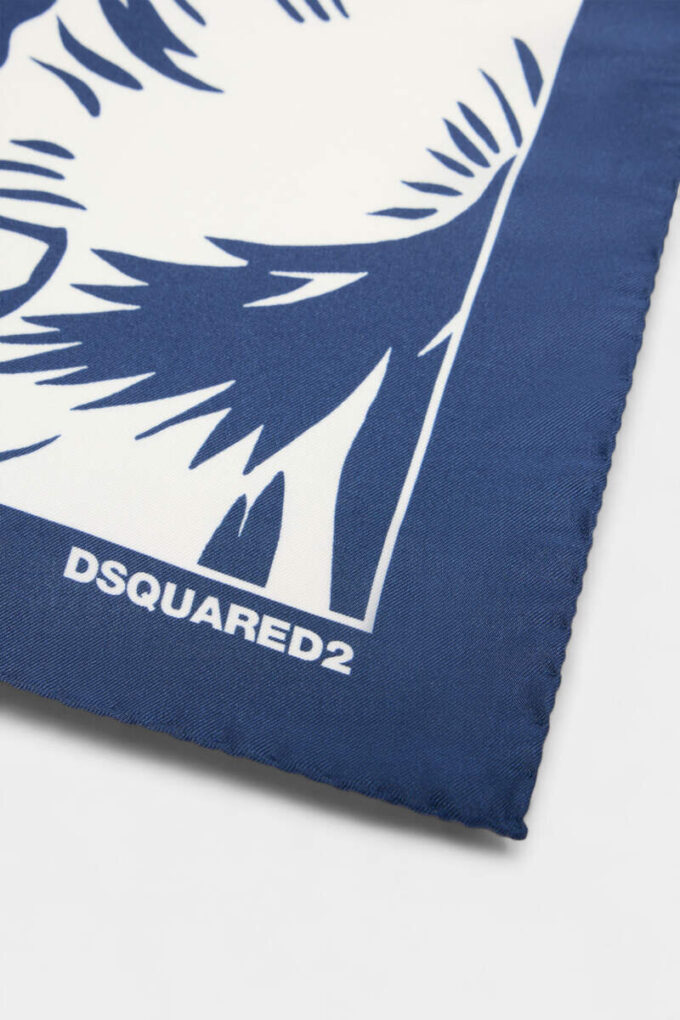 Foulard med dansende blomster