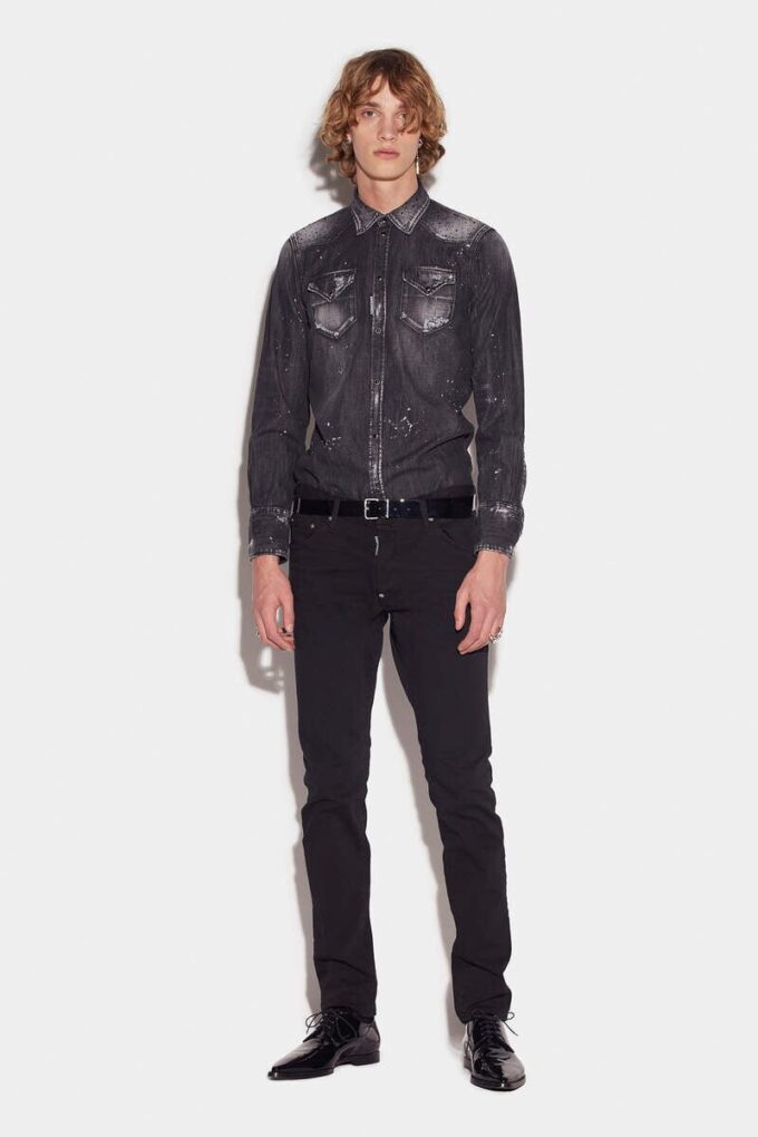 Garment-farget Cool Guy-Jeans