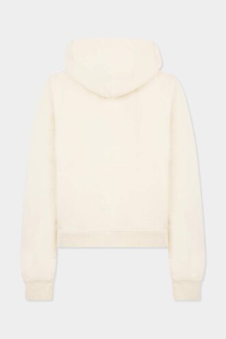 Hettegenser med vintage-fade, kort og vid passform for Shorts