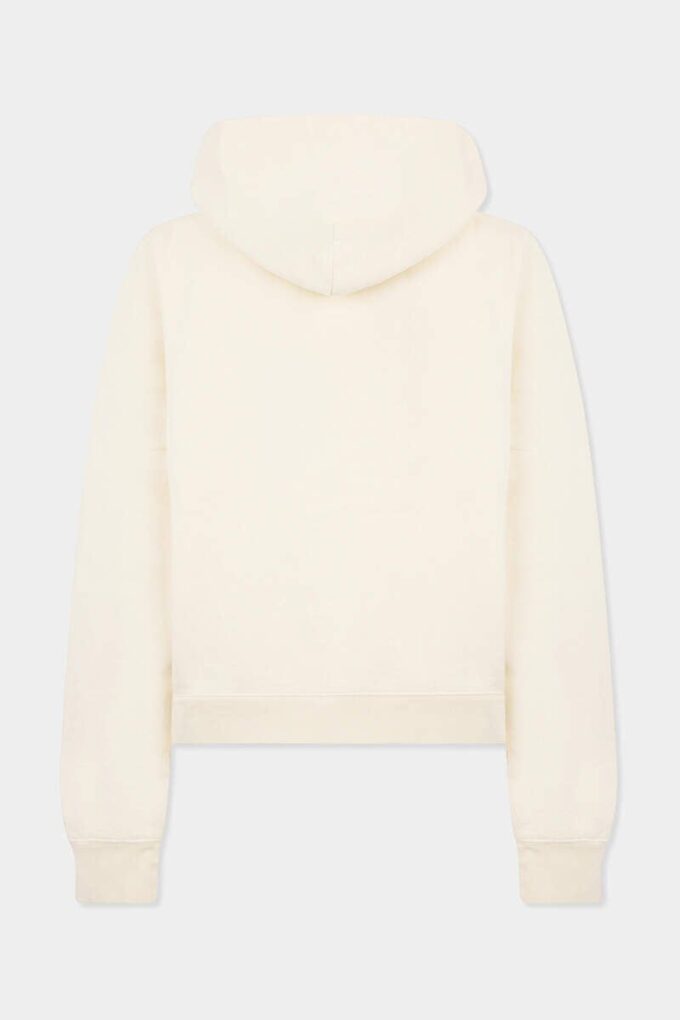 Hettegenser med vintage-fade, kort og vid passform for Shorts