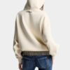 Hettegenser med vintage-fade, kort og vid passform for Shorts