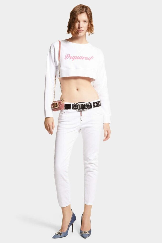 Hvite Bull Cool Girl-Jeans