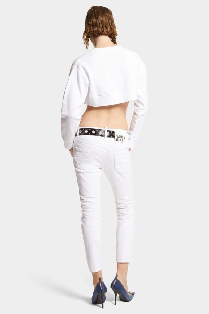 Hvite Bull Cool Girl-Jeans