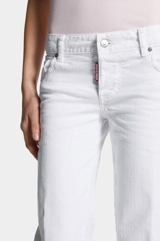 Hvite Jenna-Jeans