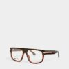 Hype Brown Horn Olive optiske briller
