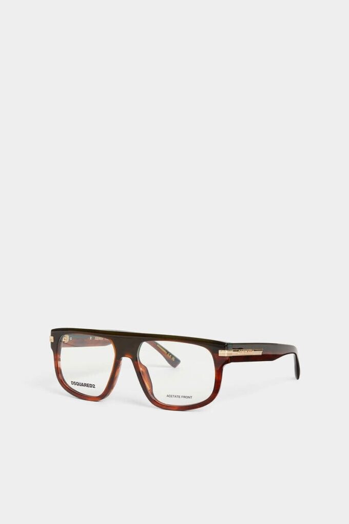 Hype Brown Horn Olive optiske briller