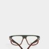 Hype Brown Horn Olive optiske briller