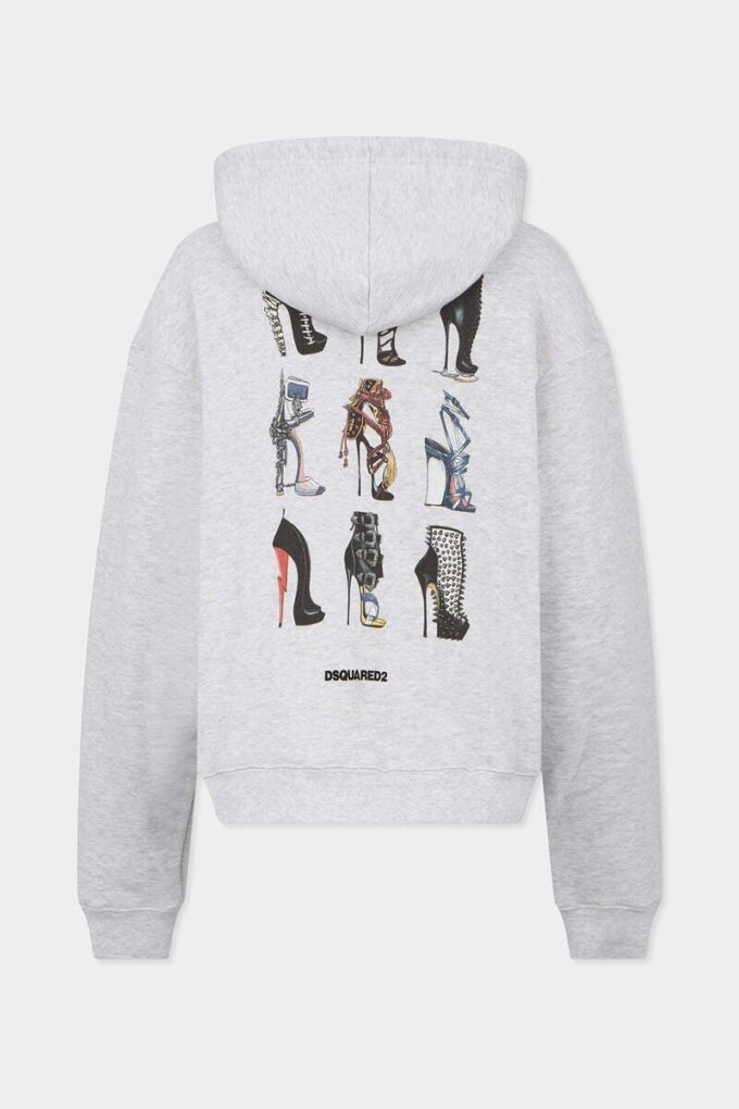 Iconique Boyfriend Fit-hettegenser med glidelås