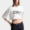 Iconique kort T-skjorte med løs passform