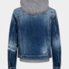Jeansjakke med medium slitt vask