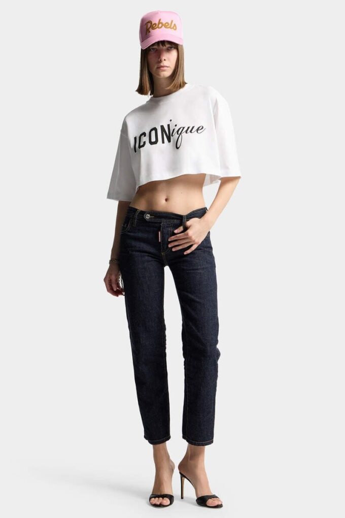 Jenna-Jeans i mørk vask