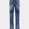 Jenna-jeans med medium røde flekker