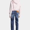 Jenna-jeans med medium røde flekker