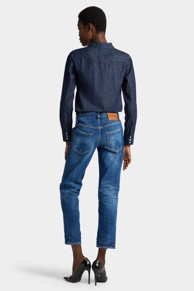 Jenna-Jeans med medium vask
