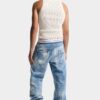 Joggebukse i lysvasket denim