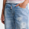 Joggebukse i lysvasket denim